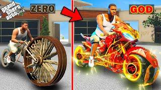 GTA 5 : Franklin Growing Zero To God Bike In GTA 5 ! (GTA 5 Mods)