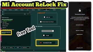 Xiaomi Mi Account Anti Relock Fix | Mi Account Relock After Connecting Internet | Working Trick 