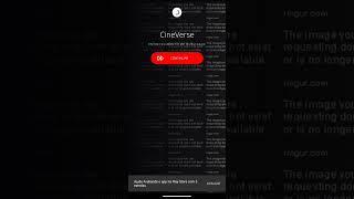 App CineVerse - Filme e Séries disponível na play store. Explicação de como acessar o app!!!