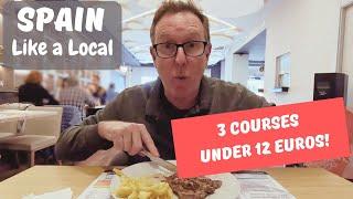 BEST Deal Yet? A 3 Course Meal in SPAIN for LESS Than a Burger!