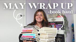 may wrap up + book haul!  monthly wrap up