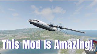 Antonov AN-12B BeamNG Mod Review