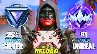 Silver To Unreal SOLO RELOAD Speedrun (Zero Build)