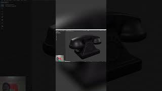 Quick Materials on my Retro Phone model | Blender