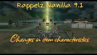 Rappelz Vanilla 9.1 | Changes in item characteristics