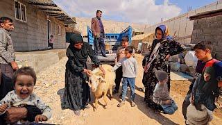 An adventurous rural familyPeren's family is happy to go to the country house