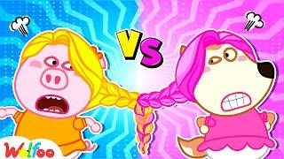 Lucy vs Nancy, Sharing is Caring! - Wolfoo Kids Stories About Friendship  Wolfoo Kids Cartoon