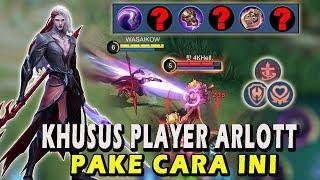 CARA MAIN ARLOTT TERBARUBUILD EMBLEM DAN ITEM ARLOTTGAMEPLAY ARLOTT TERBARU-MOBILE LEGENDS #mlbb