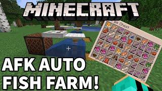 Minecraft AFK Auto Fishing Farm Tutorial! [Java Edition 1.15]