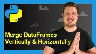 Combine pandas DataFrames Vertically & Horizontally in Python (Example) | Join & Merge Side-by-Side