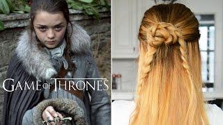 Arya Stark Inspired Hairstyle | Game Of Thrones Hair Tutorial