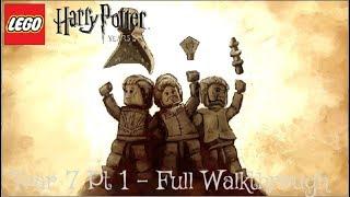 LEGO Harry Potter Years 5-7-Deathly Hallows - Full Year 7 Pt1 Walkthrough (No Commentary)