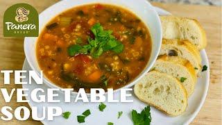 Panera Ten Vegetable Soup Copycat | How to Make Vegetable Soup | Soup Recipe | Panera Bread