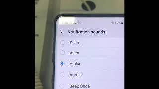 Samsung Galaxy S10 Notification Tones