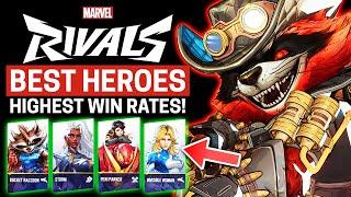 The OFFICIAL BEST HEROES In Marvel Rivals Season 1 (Win Rates)