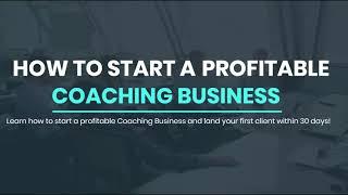 Udemy 100% Off Coupons - How To Start A Profitable Online Coaching Business