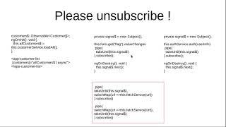 Angular - when to unsubscribe from Observables