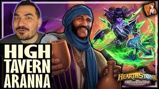 HIGH TAVERN ARANNA BUILD?! - Hearthstone Battlegrounds