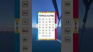 Turktili| 1-Dars  turk alfabesi Turk tilini o’rganamiz |турк тили|turk alifbosi #trending #video