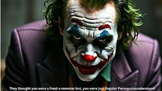 They thought youwere a freak but,you were just Regular Person misunderstood! Joker Speech (Powerful)