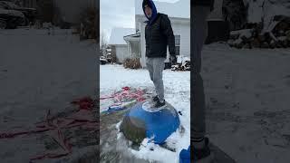 Making A Ice Sled #shorts