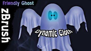 Dynamic Cloth in zBrush - Creating a Ghost