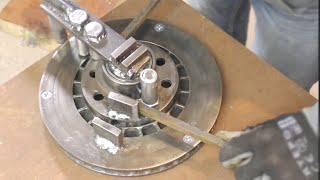 How to make Metal bender using brake disc || Mechtrick