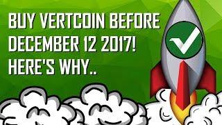 Vertcoin WILL EXPLODE in December!!( BTC GiveAway) Vertcoin Price Prediction 2017-2018