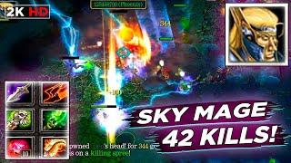 DOTA 1 - SKY MAGE BEYOND GODLIKE , MEGA GAME 44 KILLS | Warcraft 3 - Frozen Throne