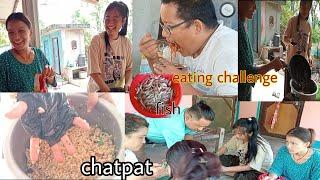 challenge eating/ TikTok star chatpat eating. (खाने चुनौती /TikTok स्टार च्याटपाट खाँदै।)