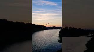 Sunset on Arno River, Florence Italy 