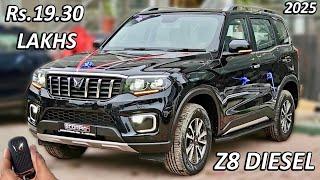 2025 SCORPIO-N Z8 DIESEL MANUAL NAPOLI BLACKRs19.29 LAKH | UPDATED SCORPIO-N Z8 | Rs30,000 DISCOUNT