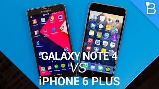 iPhone 6 Plus vs Galaxy Note 4