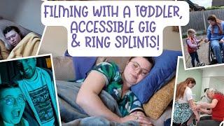 Chronic Illness Weekly: Filming with a Toddler, EDS Splints & My First Accessible Gig
