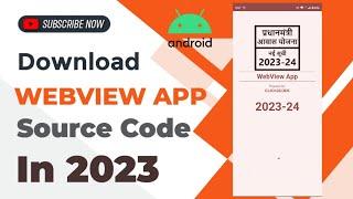 How to download Latest WebView App UI Layout Source Code Template in 2023 | WebView App Template