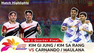 Leo Rolly Carnando/Bagas Maulana vs Kim Gi Jung/Kim Sa Rang | QF - Hong Kong Open 2024