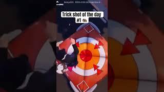 Trick shot of the day  #fortnite #trickshots #skill