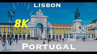 Commerce Square Lisbon Portugal in 8K UHD