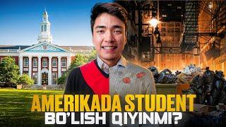 AMERIKADA O’QISH QIYINCHILIKLARI | AMERIKAGA KELISH ARZIDIMI? | OZBEK STUDENT HAYOTI