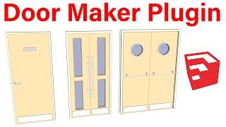 Door Maker Plugin For SketchUp - TutorialsUp