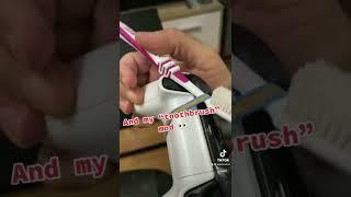 DIY Handbrake with a toothbrush 