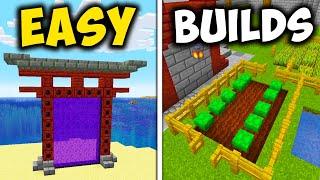 17 Easy Minecraft Builds!