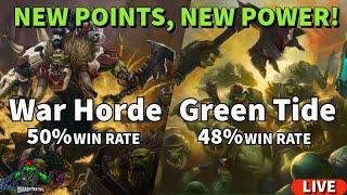 Orks Rising! Green Tide & War Horde lead to 48% win rate!