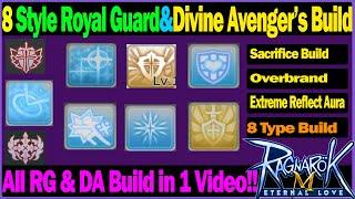 8 Royal Guard & Divine Avenger Ragnarok Mobile M Eternal Love Build | Royal Guard Sacrifice Build