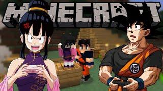 Goku And Chi-Chi Camping Trip Chaos! | MINECRAFT