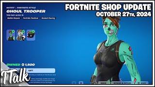 GHOUL TROOPER IS BACK! Fortnite Item Shop [October 27th, 2024] (Fortnite Chapter 5)