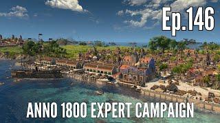 Anno 1800 Expert Campaign in 2024 (Episode 146) - Welcome to NASSAU! (NEW ANNO PIRATE COVE PACK!!!)