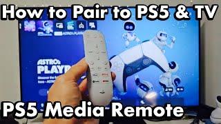 How to Pair PS5 Media Remote to PS5 & TV