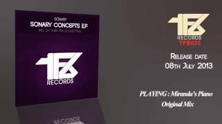 TFB035 ░ Sonary - Miranda's Piano (Original Mix) ░ TFB Records