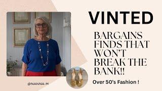 VINTED BARGAIN HAUL - CLOTHING, SHOES AND A BAG - OVER 50’s FASHION 2025